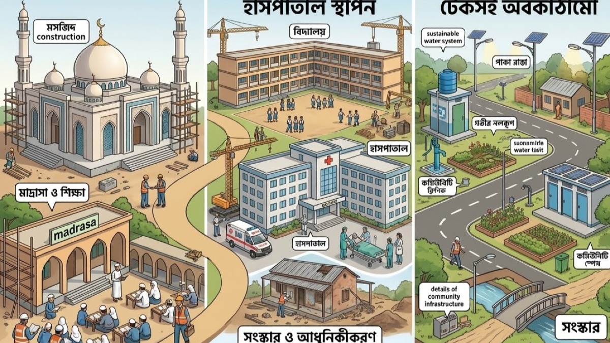 স্থাপত্য নির্মাণ ও অবকাঠামো উন্নয়ন